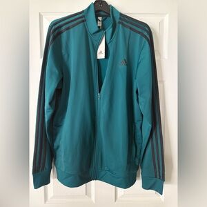 Adidas Men’s Teal Zipfront Sweatshirt